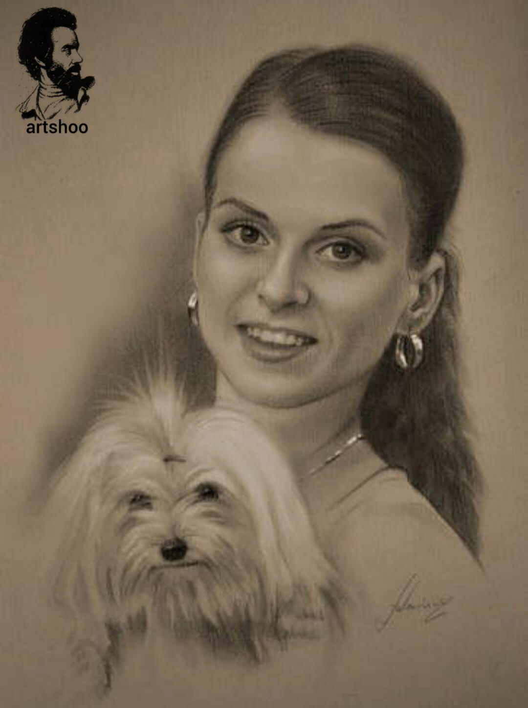 آموزش نقاشی سیاه قلم